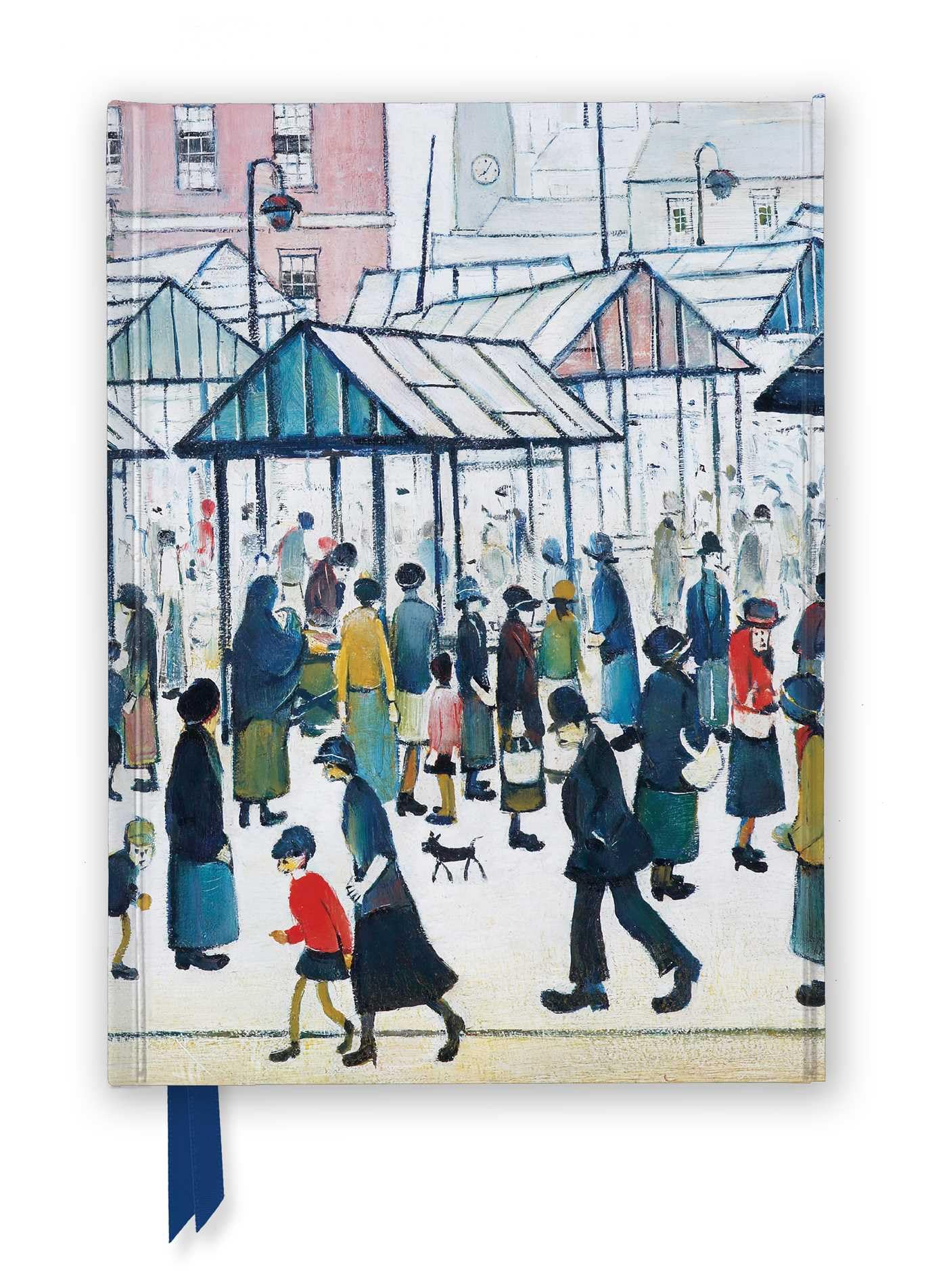 L.S. Lowry: Market Scene (Foiled Journal) (Flame Tree Notebooks)