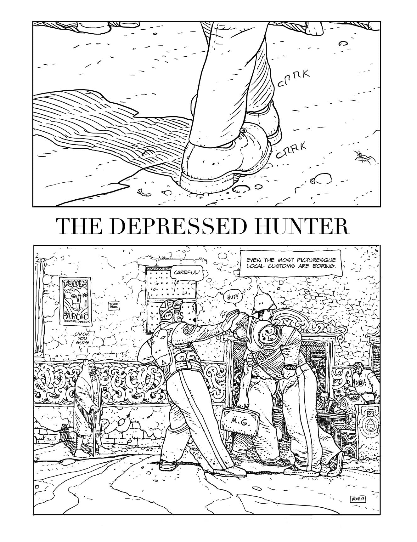 Moebius Library: The Depressed Hunter /anglais