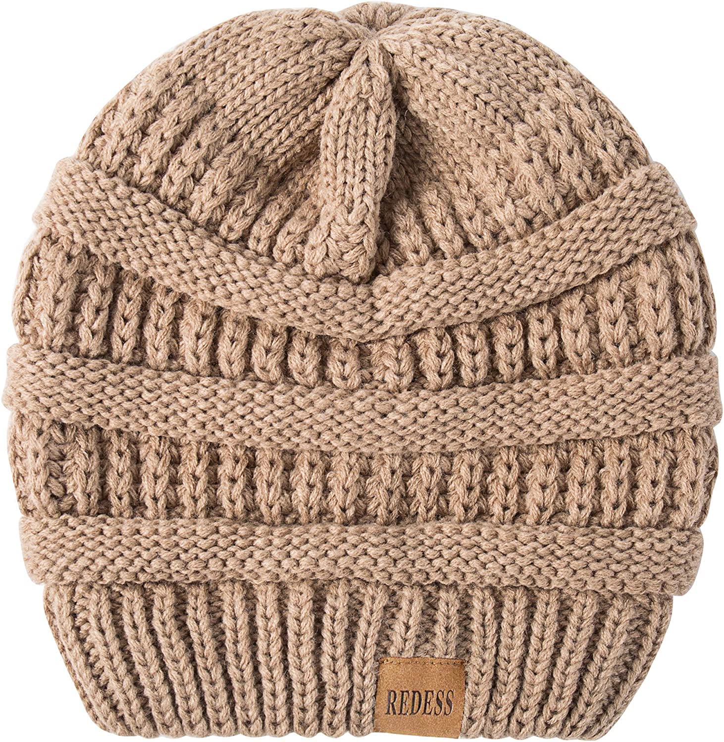 REDESS Slouchy Beanie Hat per Uomo e Donna Winter Warm Chunky Soft Oversize Cable Knit cap