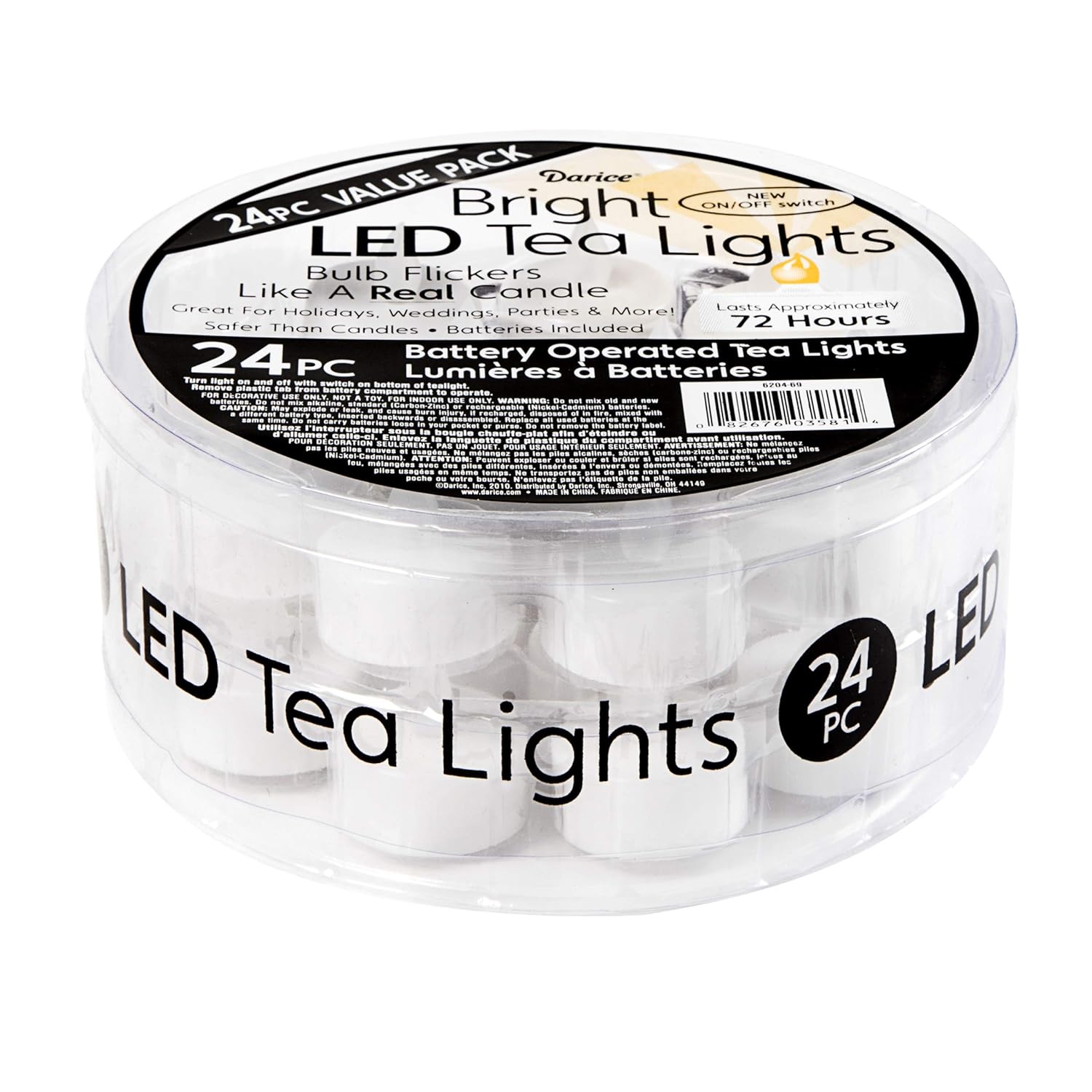 Buy Bridal Wedding Bright LED Tea Lights Battery Operated 24 pieces White Online at Low Prices