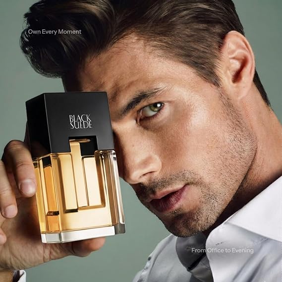 AVON Black Suede Eau de Toilette Spray for Men - 3.4 oz