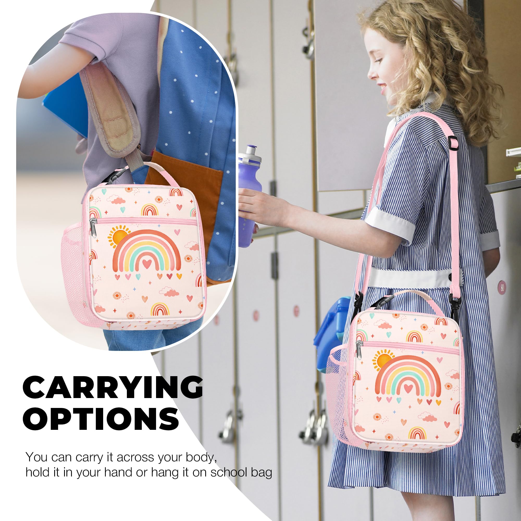 Sac De Gouter Fille Clastyle Sac Isotherme Repas Enfant Rose Petit