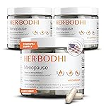 Her Bodhi Meno- Menopause Hormonal Balance for Women, Estrogen Soy Isoflavones Menopause Supplement for Women, Ashwagandha, Black Cohosh Hot Flashes Menopause Relief, Night Sweats Relief 180Caps