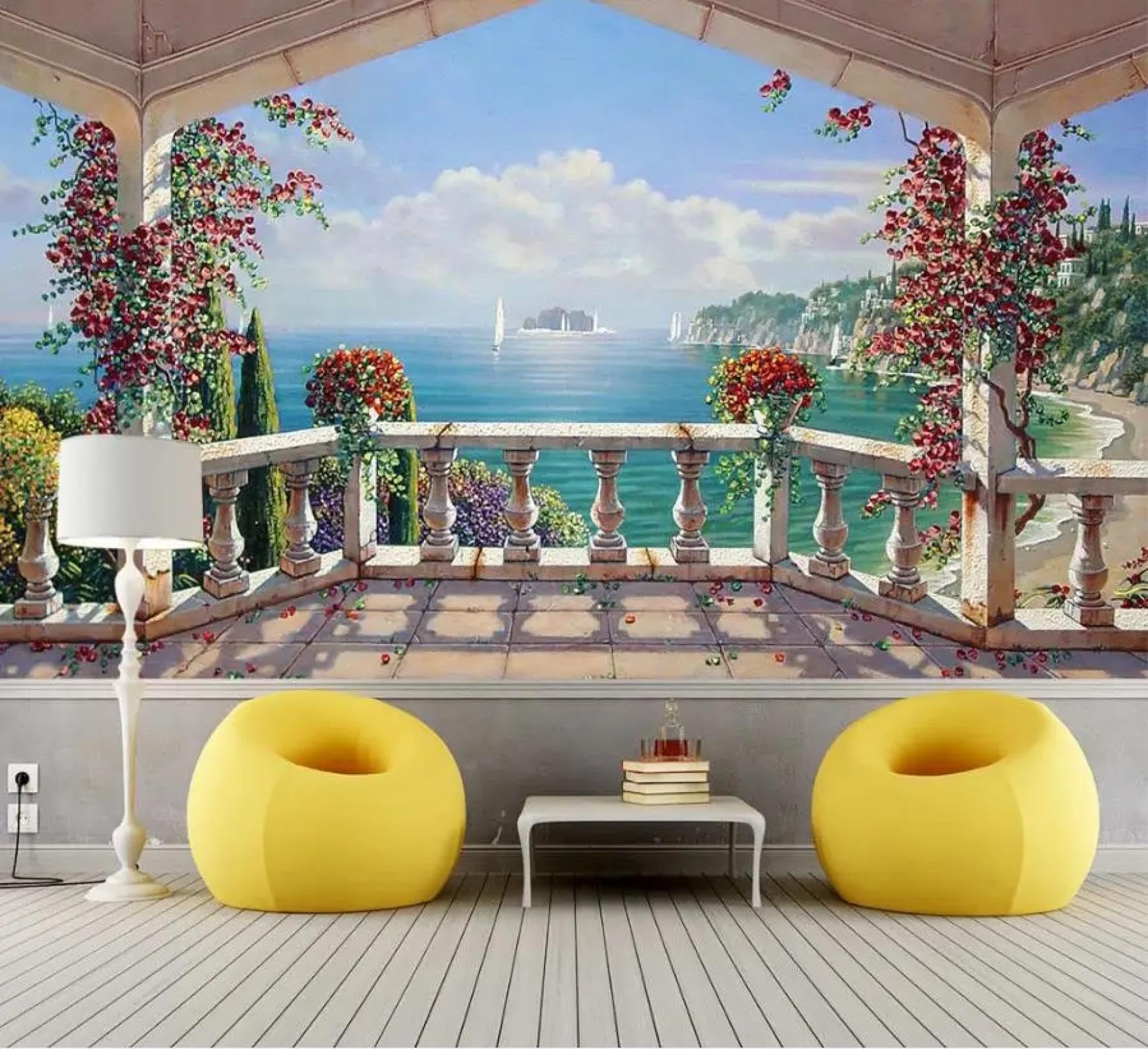 Papier peint 3D salon et chambre : décor paysage mural pour sublimer votre intérieur