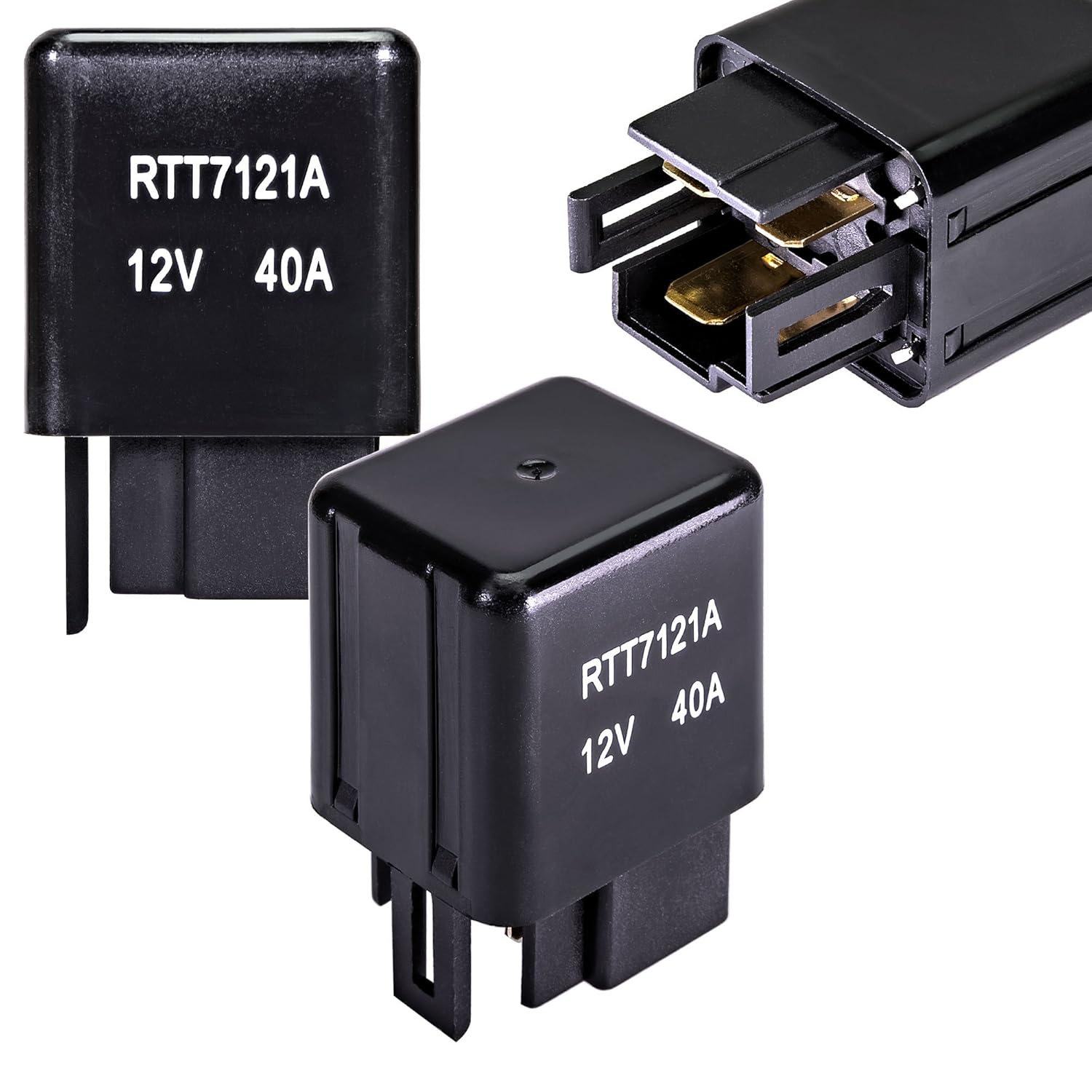 True Mods RTT7121A 12V 40A 4Pin Relay [Direct Replacement] [Mechanical