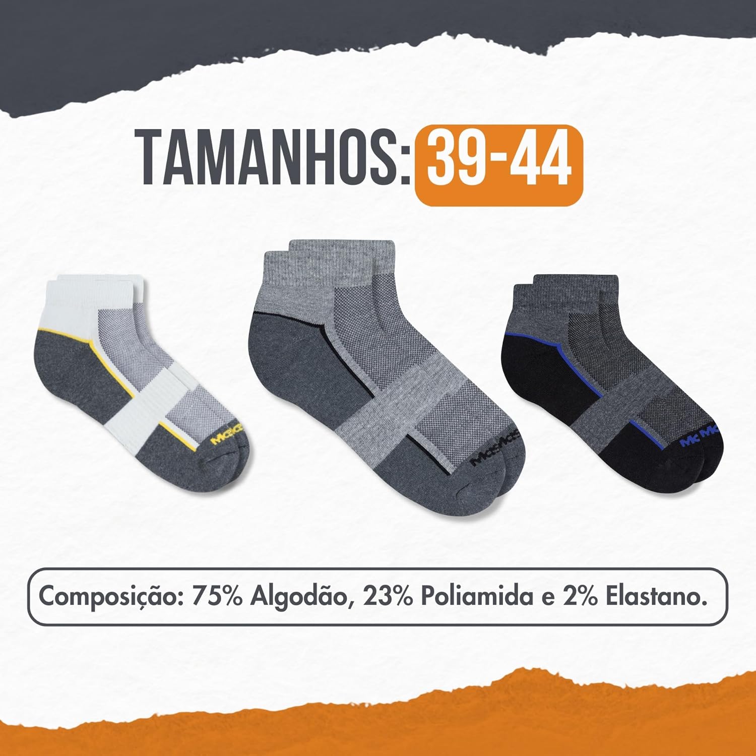 Kit 3 Pares Meia Sapatilha Mash Esportiva Alta Performance Masculino Adulto em promoção! Veja a oferta e mais achadinhos de Moda íntima 6 Hoje é o melhor dia para comprar Kit 3 Pares Meia Sapatilha Mash Esportiva Alta Performance Masculino Adulto com aquele preço maroto! Promoção! Aproveite a oferta! 6
