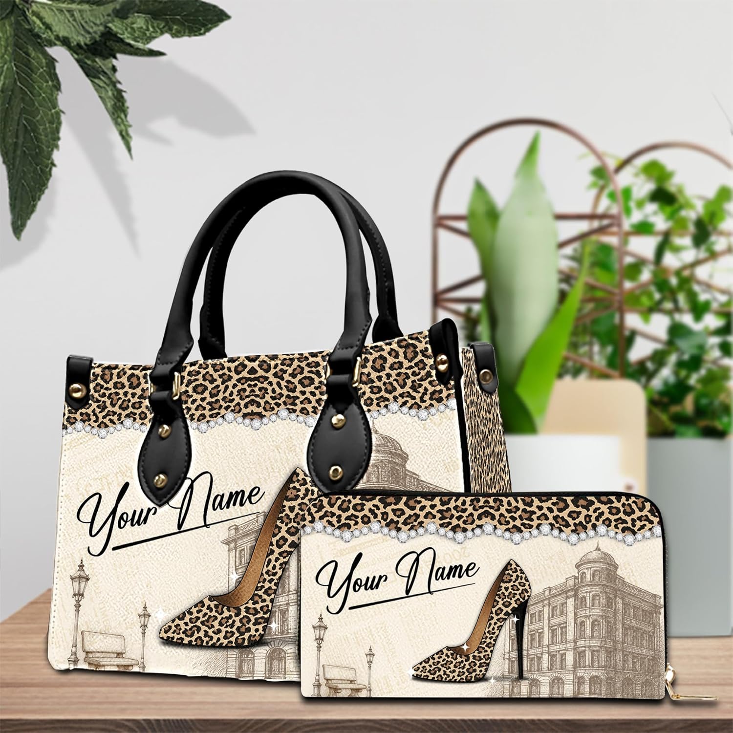 Personalized African American Leather Bag, African Purse, Christmas Gifts for Black Girl Women, Black History Handbags