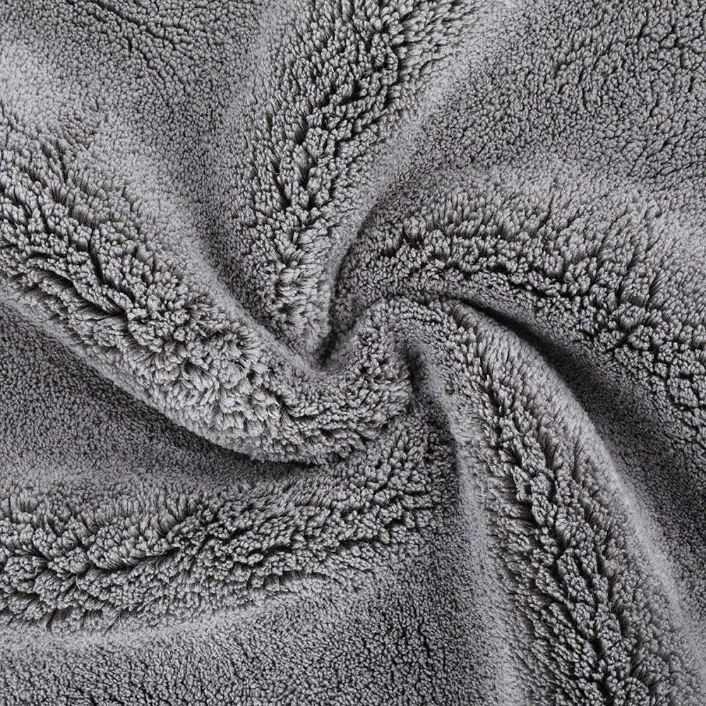 Toalla de Lavado de Autos 40x40cm Car Detailing 1200GSM Toalla de Microfibra de Lavado de Autos Limpieza de Autos Secado Paño de Lavado automático Trapo de Microfibra Accesorios para Autos, 1200GSM