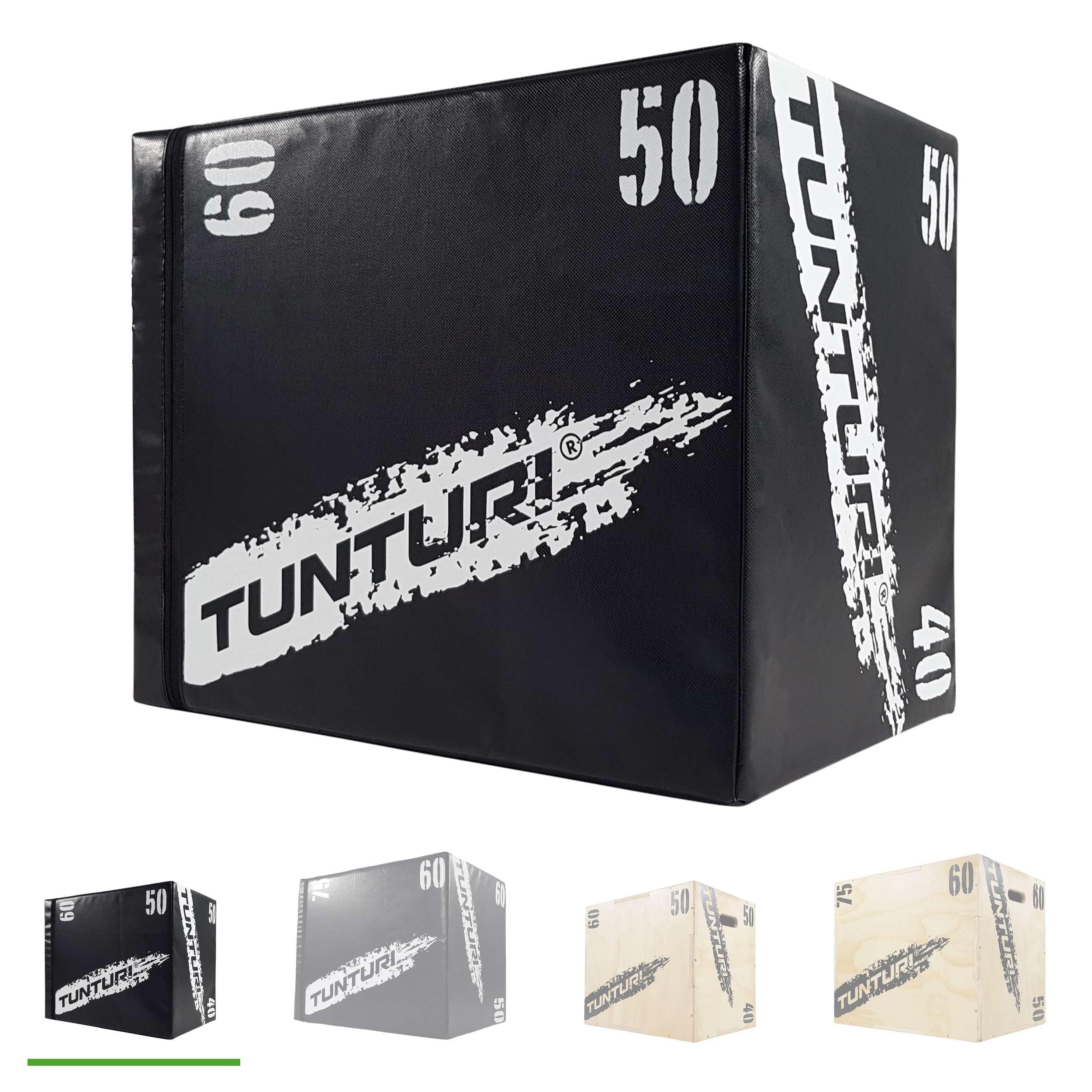 Tunturi boîte Plyo Boxde Fitness EVA 40 x 50 x 60 cm Noir