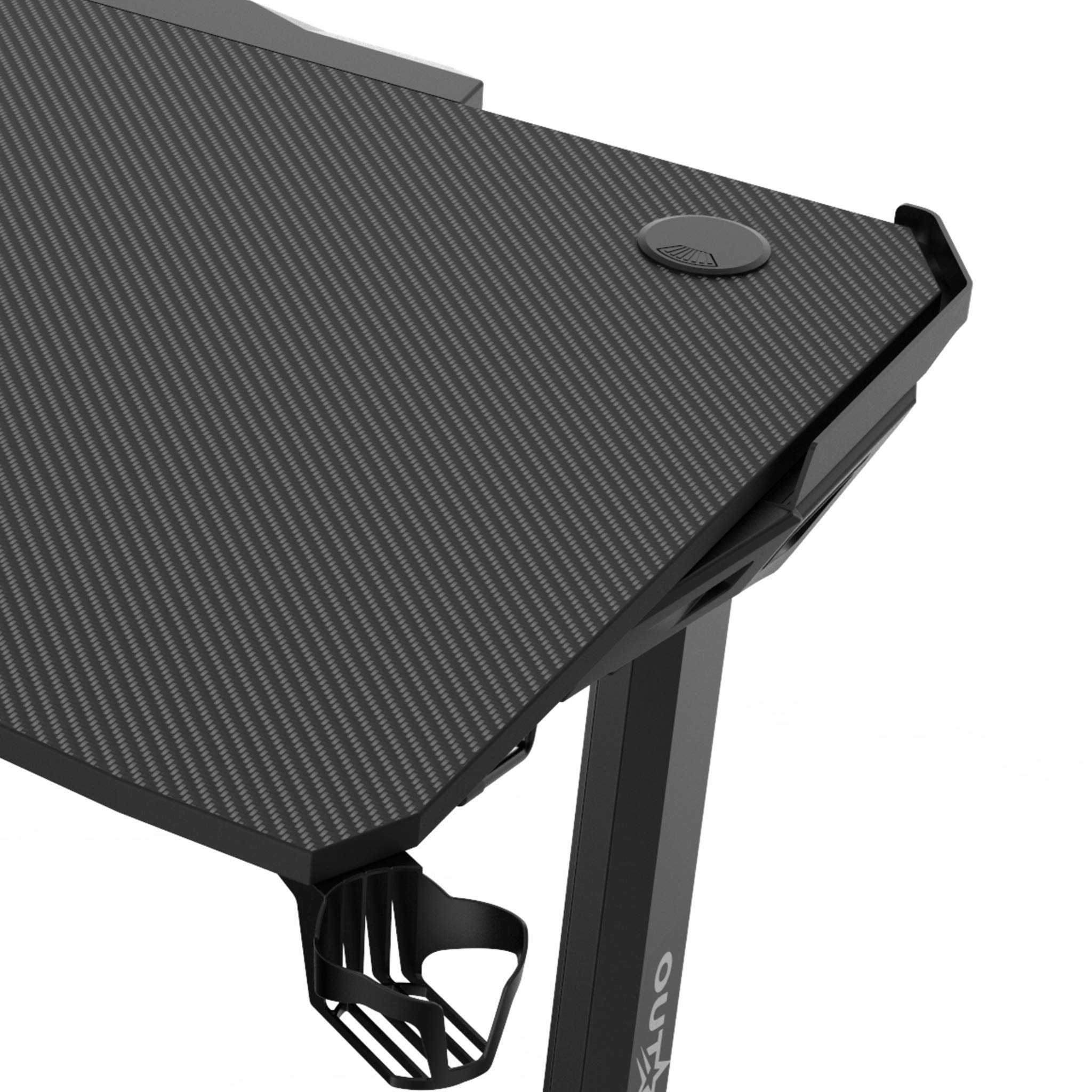 Outshine Gaming Entity Black PC Gaming Desk 113 x 64 x 77 CM PC Gaming