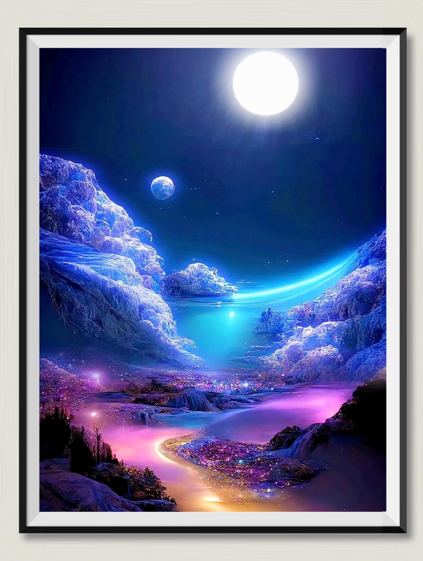 Amazon.co.jp: Magic Moon Night、友人や家族へのギフト、木製