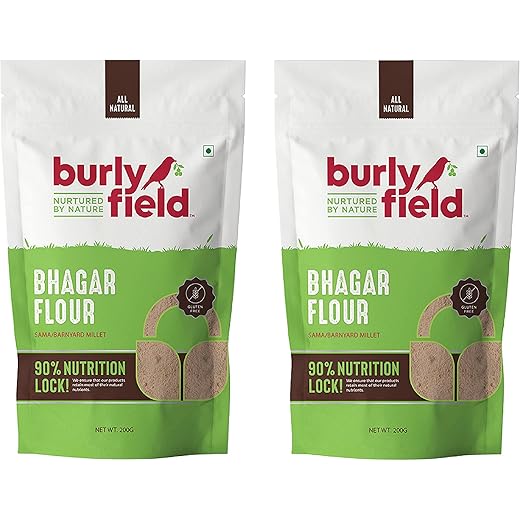 BURLY FIELD Natural Bhagar Flour Sama Fasting Flour Gluten F
