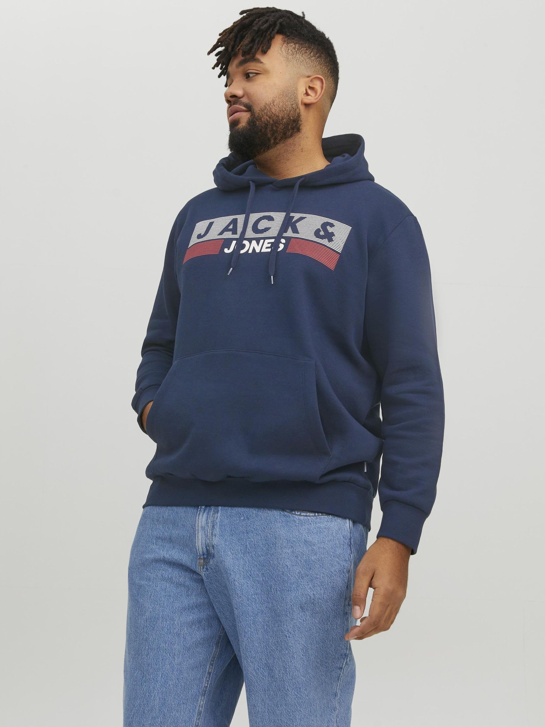 JACK & JONES Herren Jjecorp Logo Sweat Hood Noos Pls Jjecorp Logo Sweat Hood Noos Pls (1er Pack)