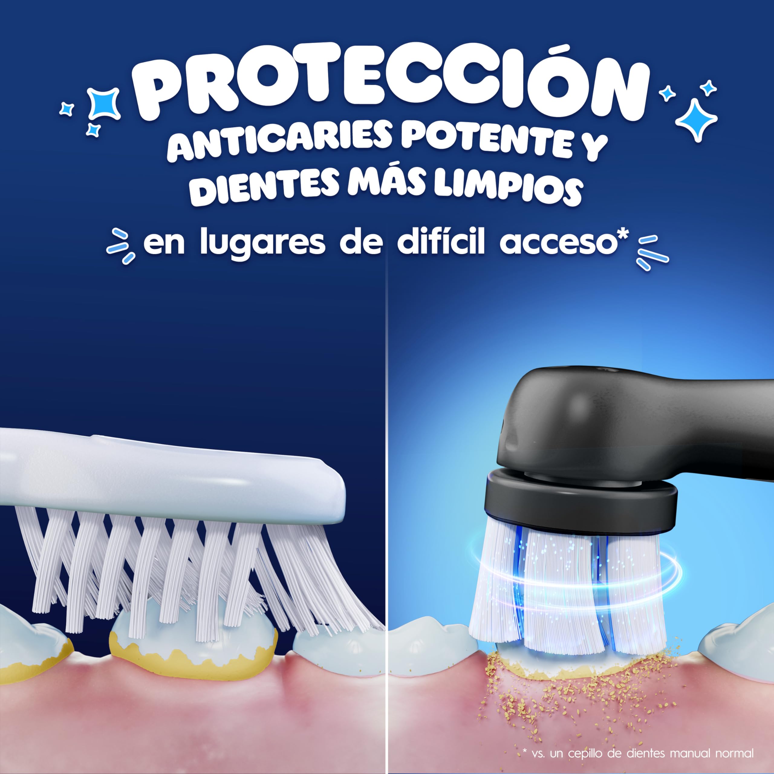 Oral-B iO Kids Marvel Spiderman Cabezales de Recambio para Niños+6 Años, Pack de 8 - Recambios Originales para Cepillos de Dientes Eléctricos Oral-B iO Kids, Suave con Dientes y Encías Móviles | Cabezales de Recambio Originales para Cepillos de Dientes El