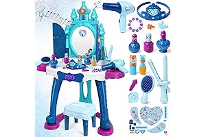 Frozen Princess Vanity Desk and Accessories for Girls