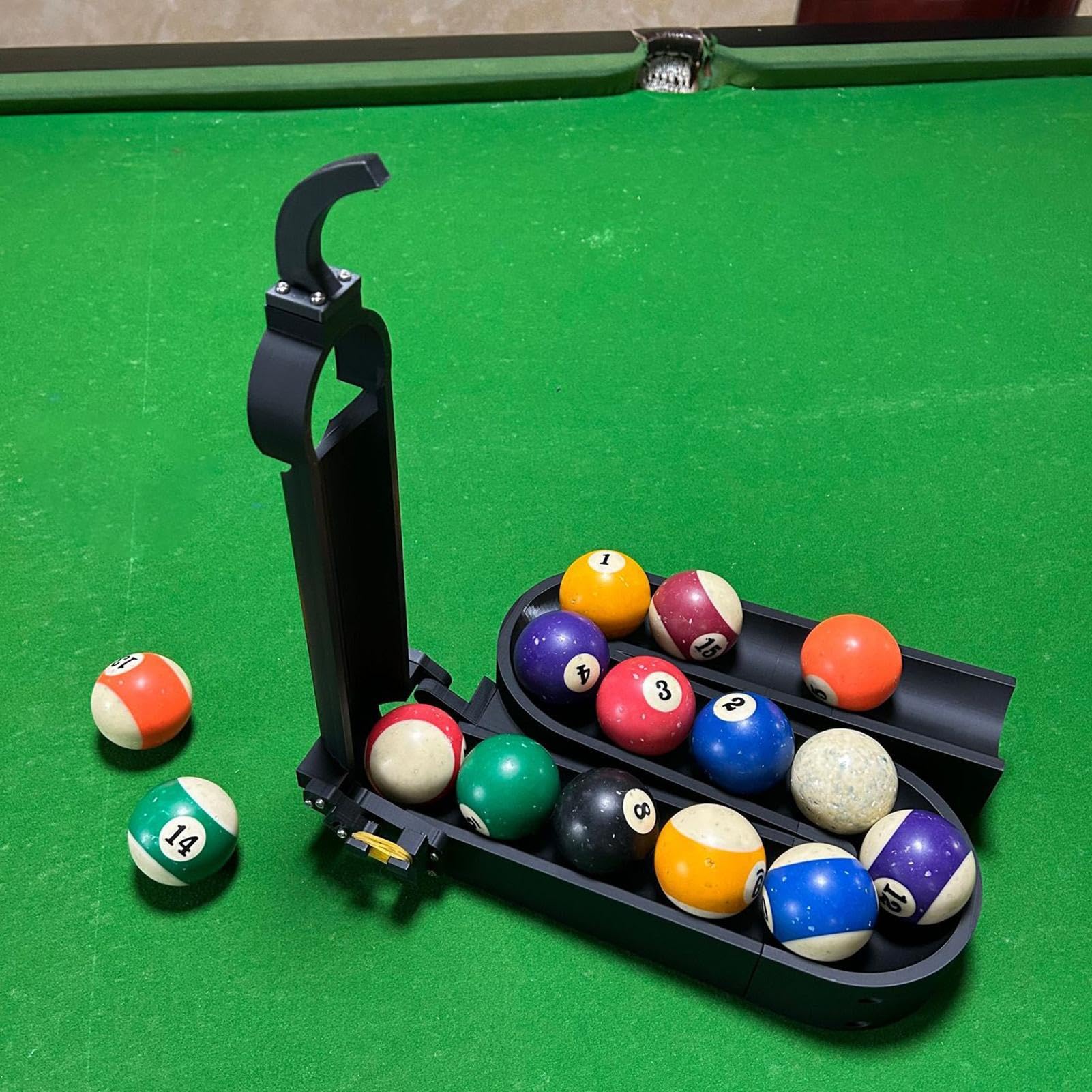 Support de précision pour balles de billard, accessoires d'entraînement compact avec texture lisse pour débutants, amateurs, hommes, femmes, jeunes, , amis