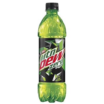 Mtn Dew Zero Sugar, 16.9 fl oz. Bottles (6 Pack)