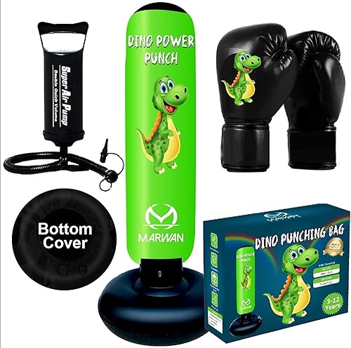 Juego de juguetes de saco de boxeo para niños, bolsa de boxeo inflable para niños de 3 a 12 años, juguetes ninja para niños, Navidad, regalos de