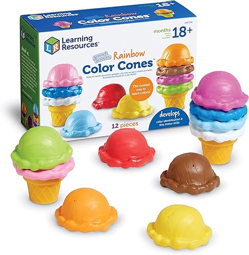 Cucuruchos de helado coloridos Learning Resources Smart Snacks Cucuruchos de helado coloridos Learning Resources Smart Snacks