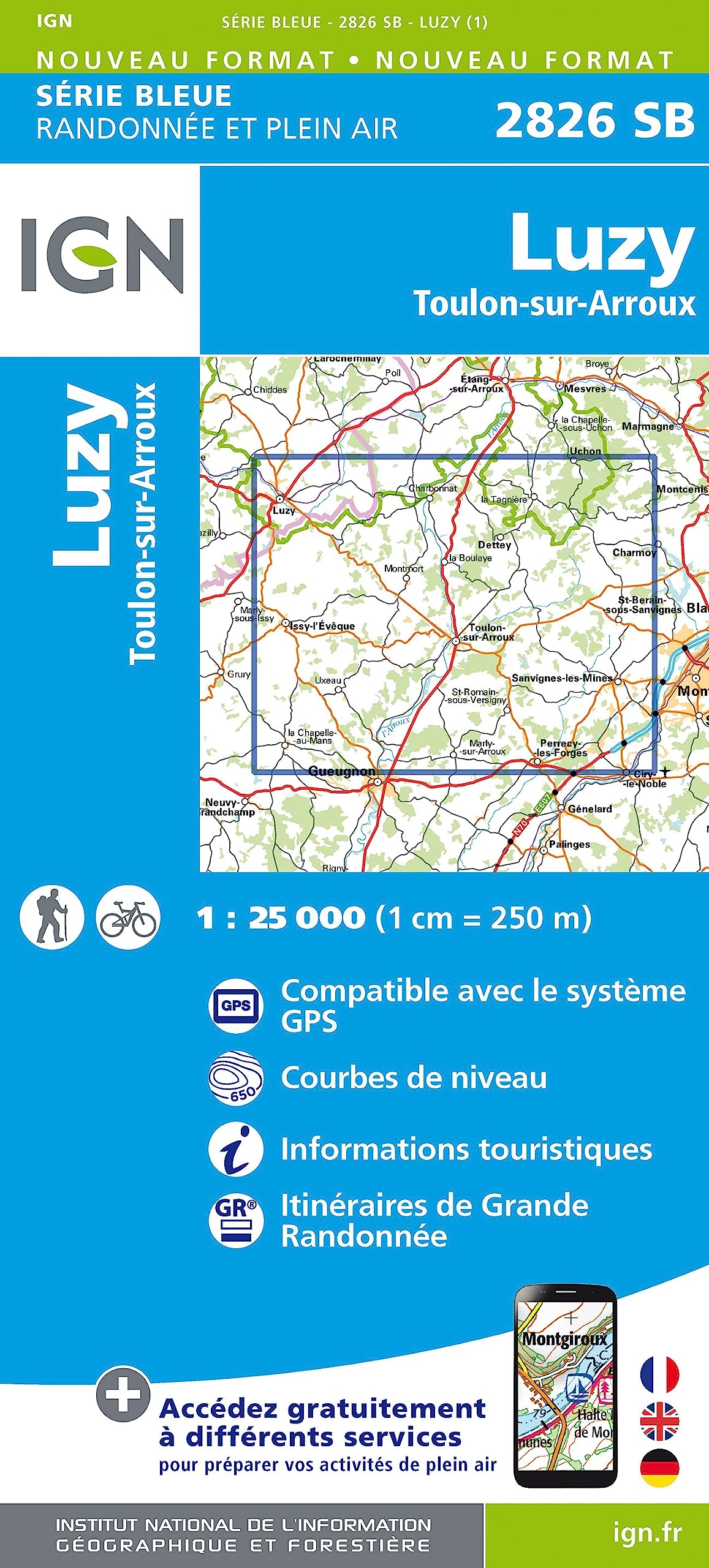 Luzy / Toulon-sur-Arroux (2826) (Série Bleue)