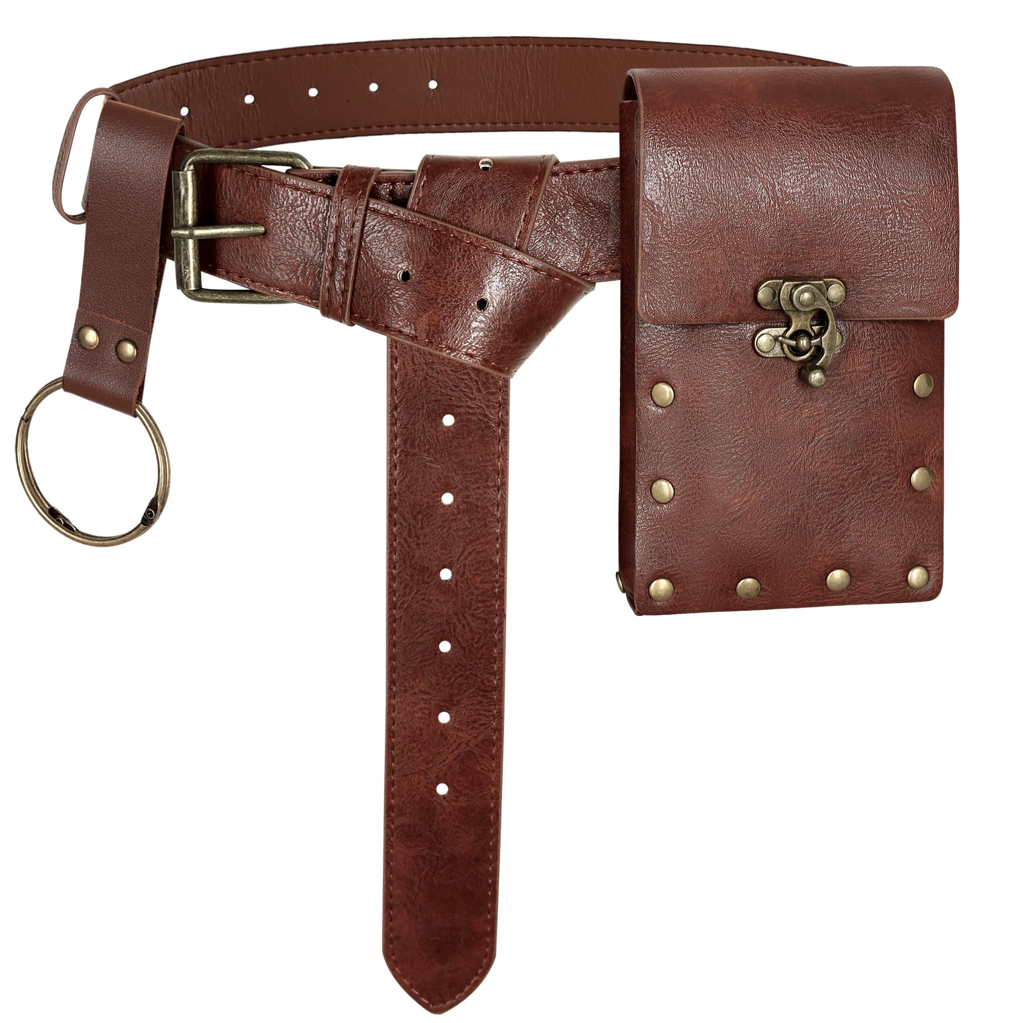 CICOCI Renaissance Accessories Belt Women Skirt Hikes Viking Steampunk Men Medieval Renaissance Costume Belt Bottle Coin Purse