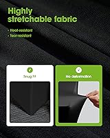 Vista 3 de Pureegg Spandex Tablecloth 6ft - 4 Pack, Fitted and Tight Cloth for Rectangle Table, Wrinkle-Free and Stretch Table Cover for Party, Wedding