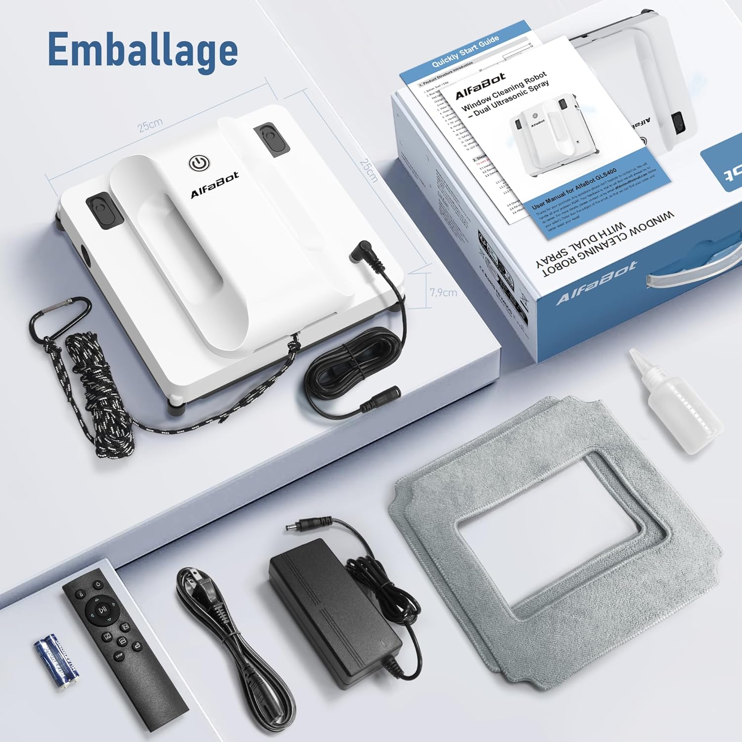 AlfaBot GLS400 Packaging Contents