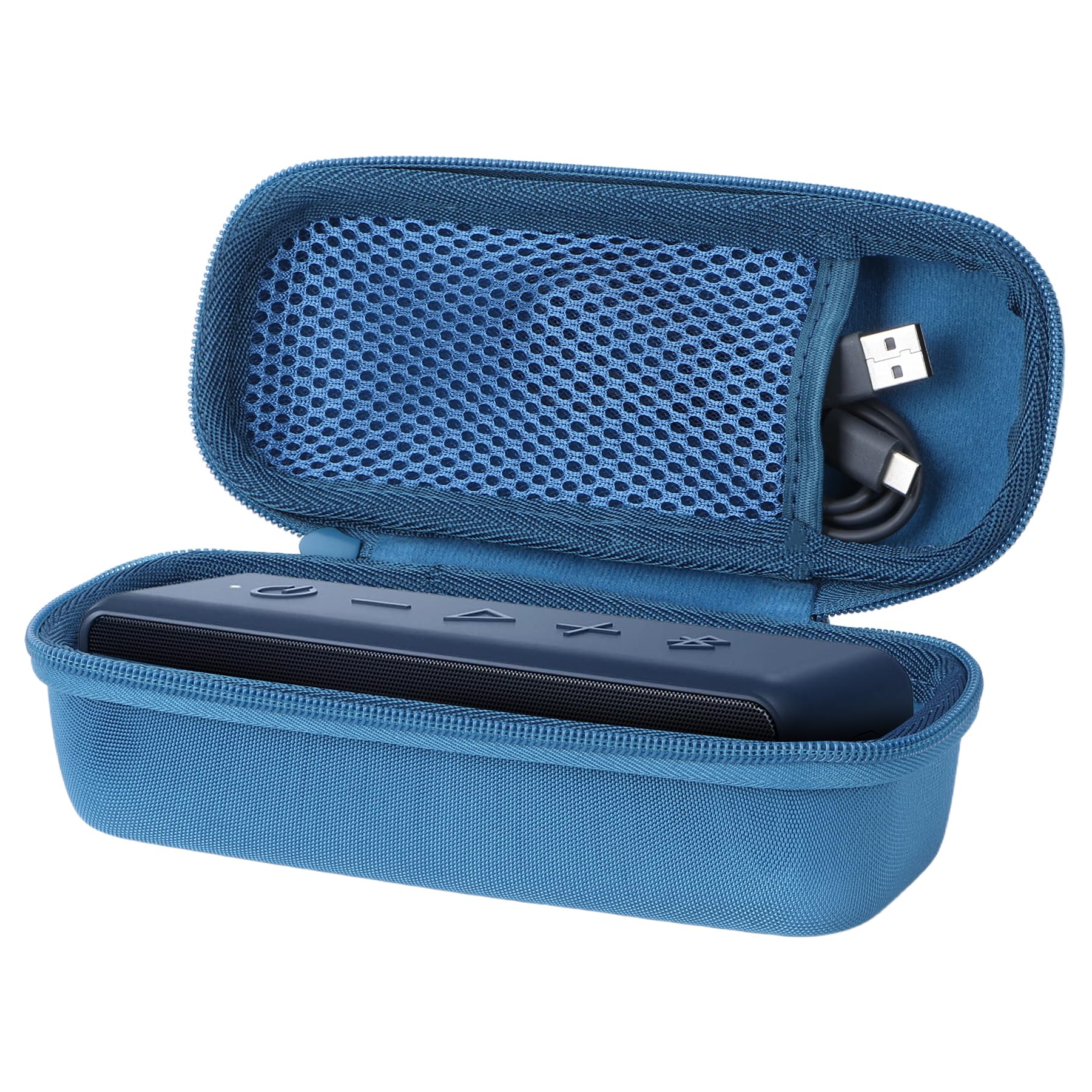 Twarde etui ochronne kompatybilne z przenośnym głośnikiem Anker Soundcore 2/3 (ciemnoniebieski)