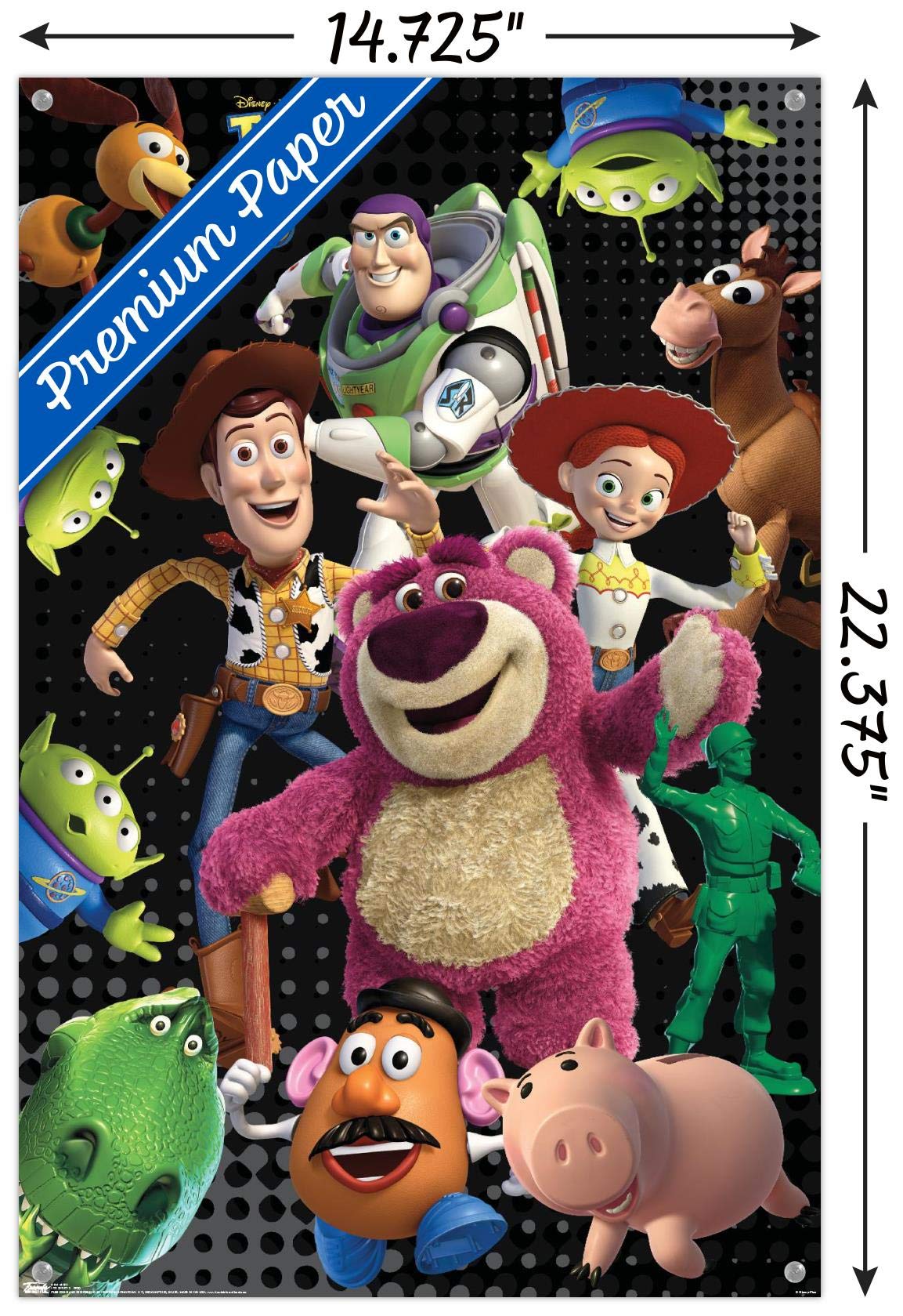 【1枚のみ】トイストーリー3　フランス版ポスター　ディズニー、ピクサー 1枚のみ】トイストーリー3 フランス版ポスター ディズニー、ピクサー 1