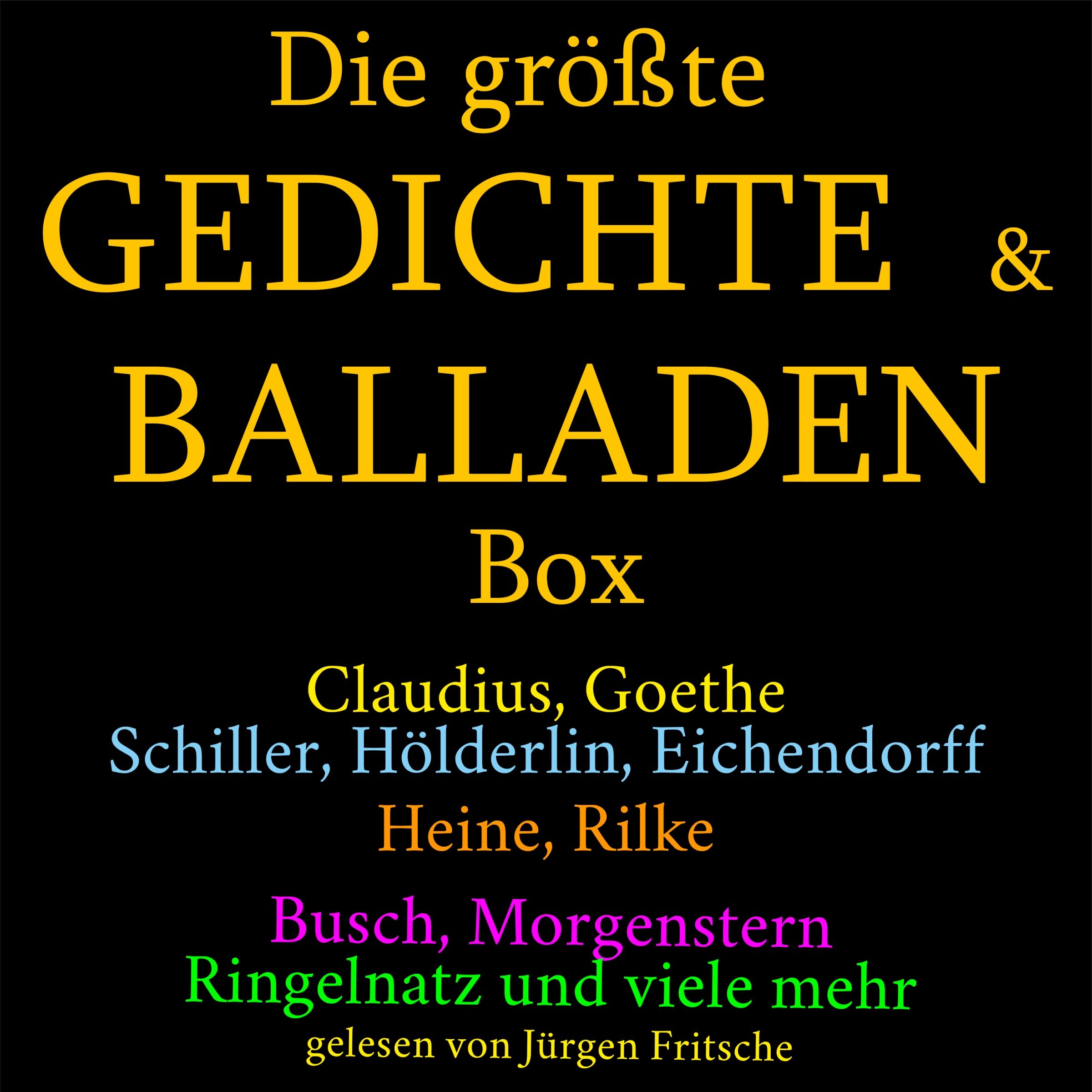 Die größte Gedichte- & Balladen-Box