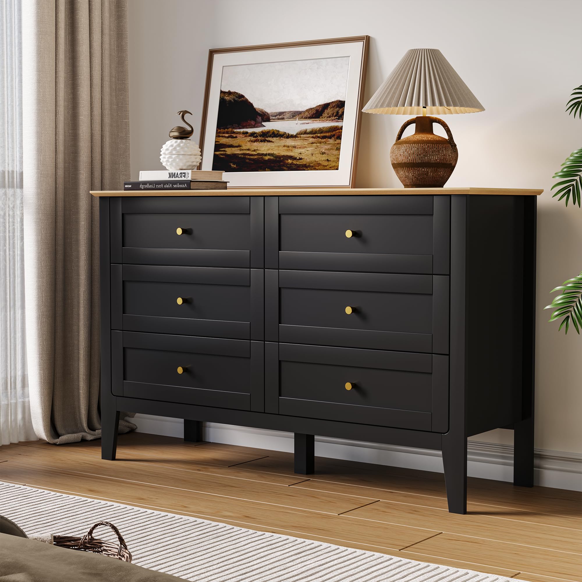 modern shaker dresser Shaker Six Drawer Dresser