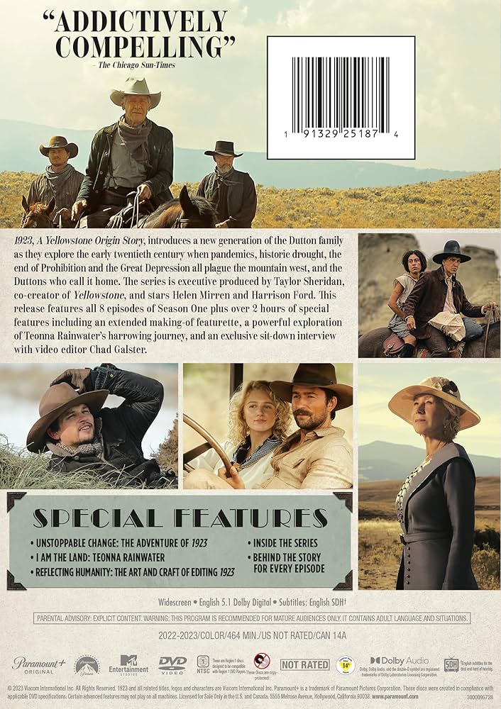 Amazon.com: 1923: A Yellowstone Origin Story: Season One