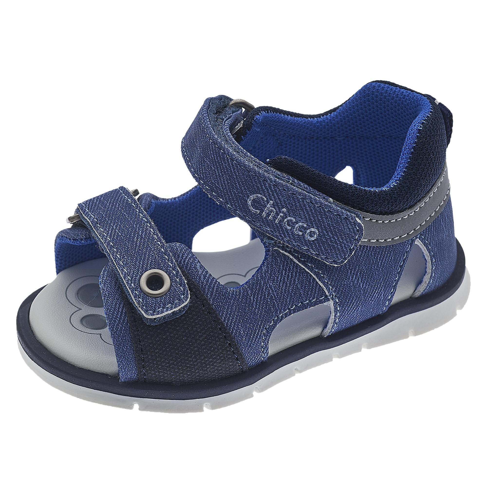 Chicco Sandali con Doppio Velcro, Confortevoli, Leggeri, Flessibili E Traspiranti, Bambini e Ragazzi