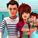 Realistische Lebenssimulation Virtual Mother & Dad Glückliche Familie Simulator 3D: Mama Kids Care Adventure Sim Spiele für Mädchen für freies 2018