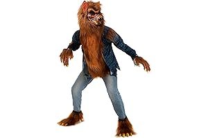 Kids Wolf Costume (Size 7-8): Spooktacular Prowl