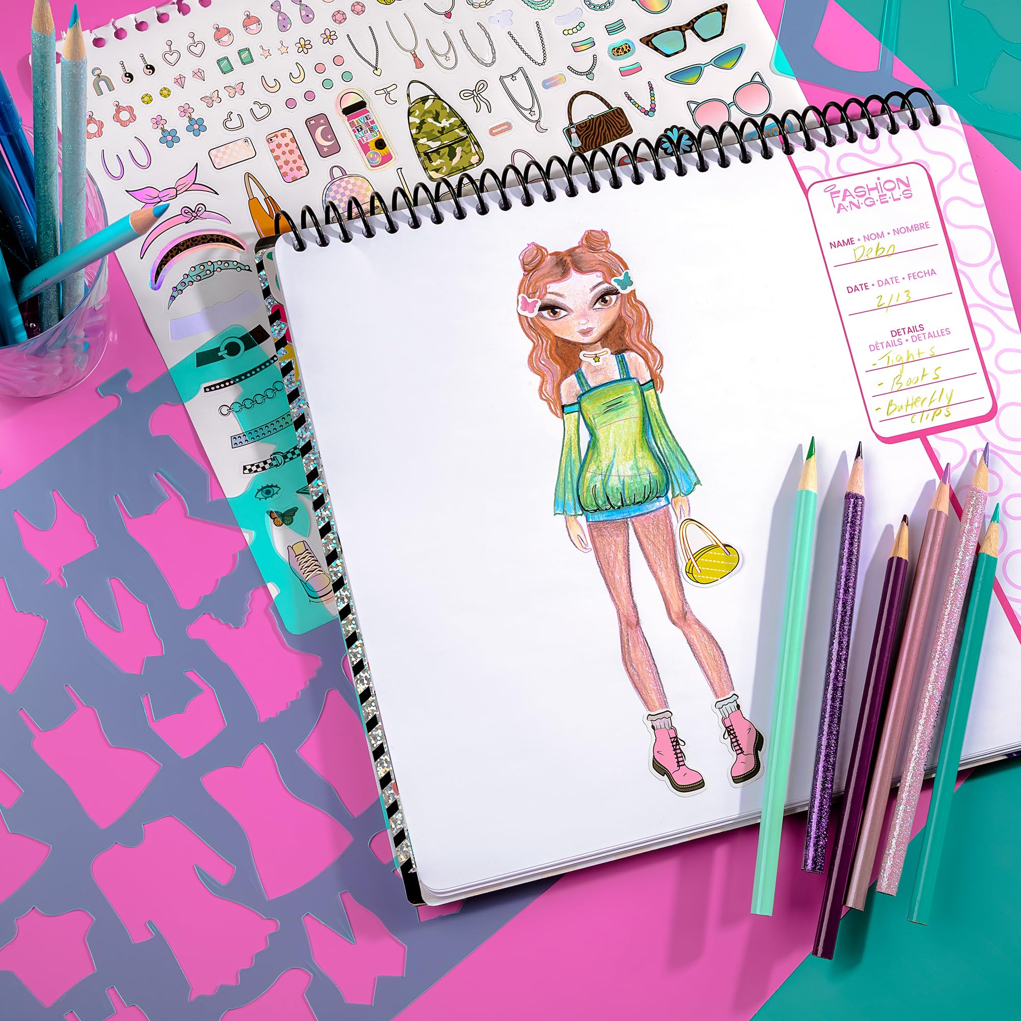 Amazon.com: Fashion Angels Fashion Design Sketch Portfolio