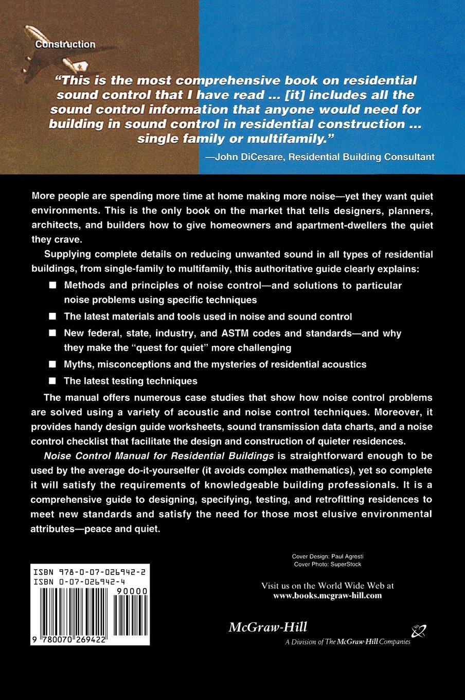 Noise Control Manual for Residential Buildings