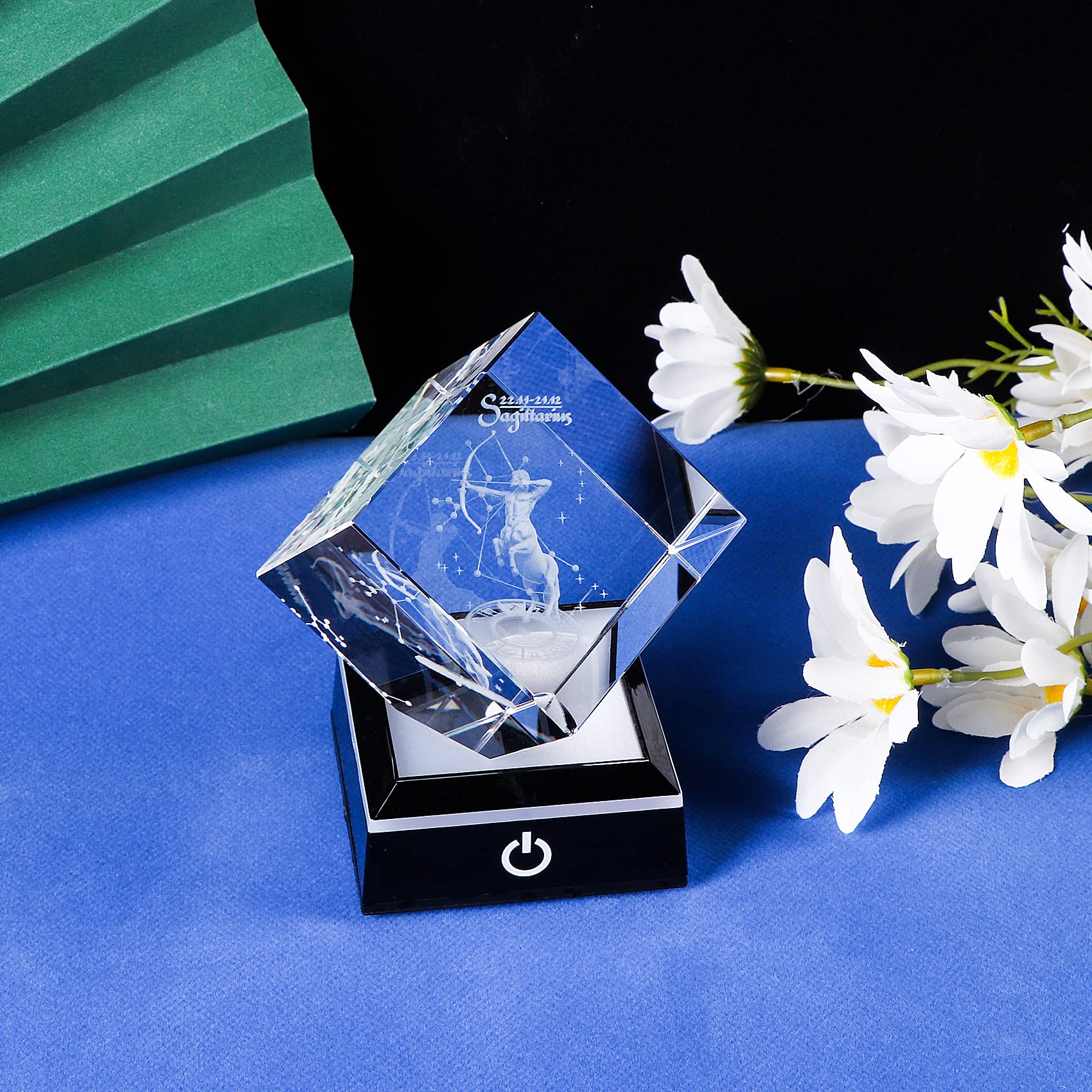 Amazon.co.jp: 射手座 星座 ギフト レディース メンズ 3D クリスタル