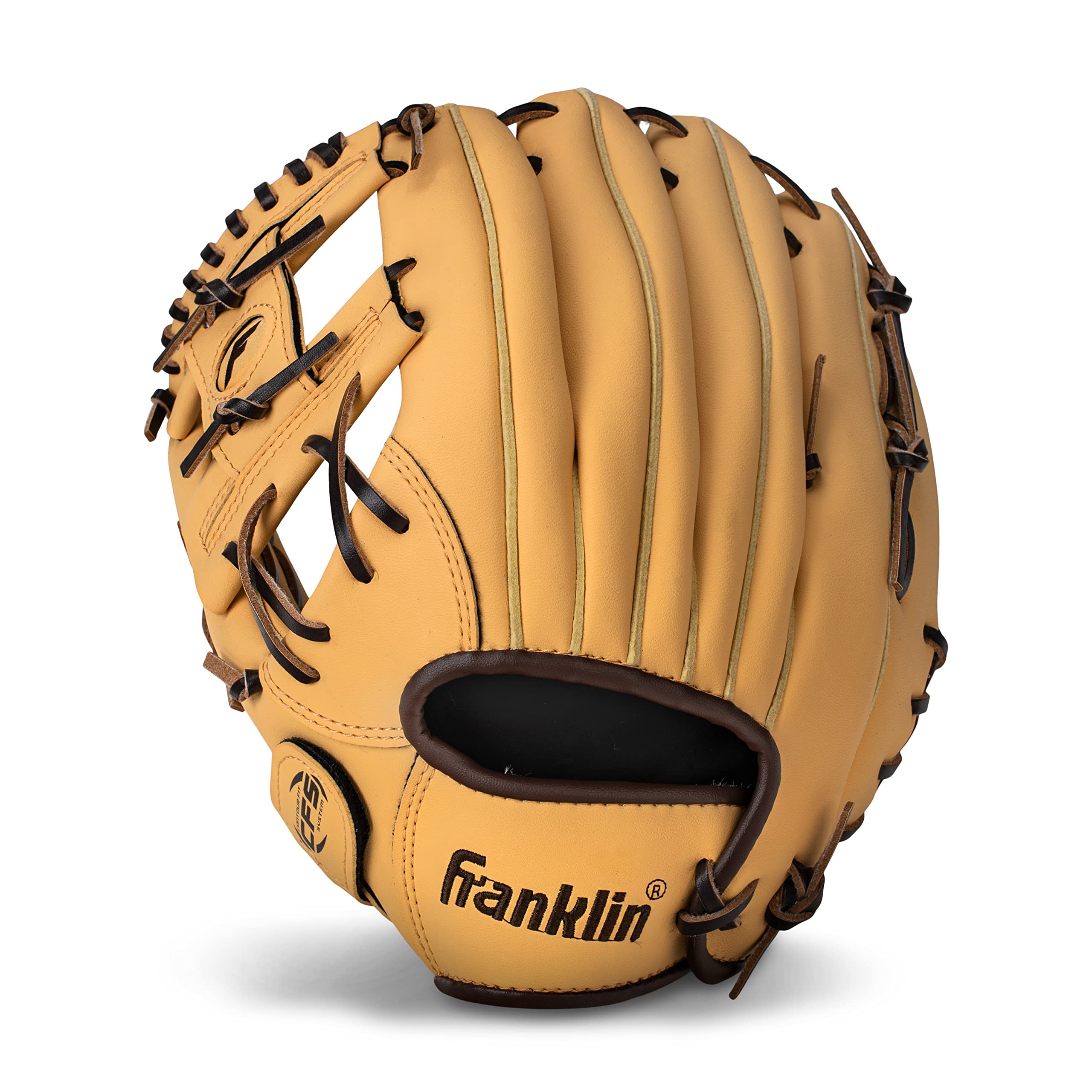 Franklin Sports Field Master Baseball + Softball Glove - Field Master Adult + Youth Baseball + Softball Mitt - Men's + Women's Gloves - Right Hand Throw