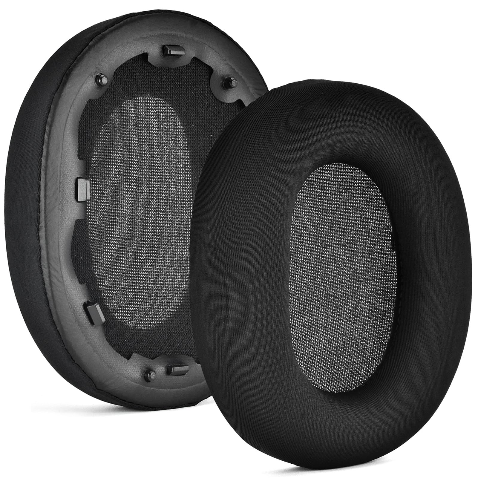 Yaowanguan Ear Pads Cushions for Sony INZONE H9 WHG900NW.CE7/ H7 WHG700W.CE7 Gaming Headset,Silk Cooling Replacement Protein Leather Memory Foam Black H9 H7 Earpads Cups - Image 4