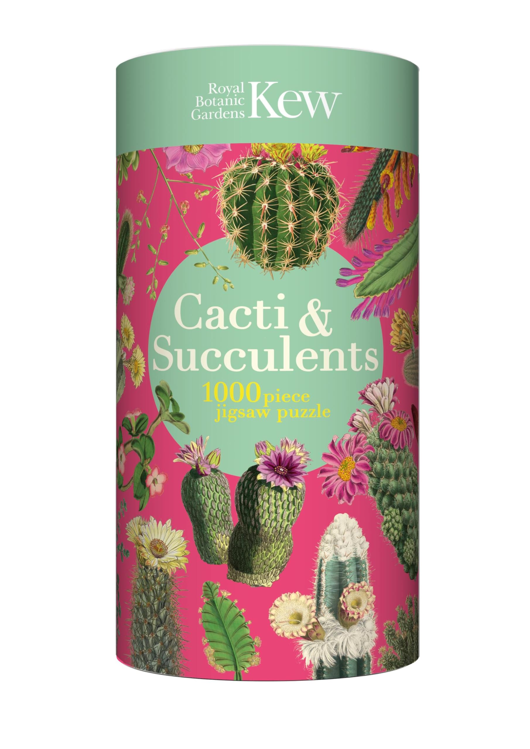 Kew Jigsaw Puzzle: Succulents & Cacti by Kew Royal Botanic Gardens Jigsaw