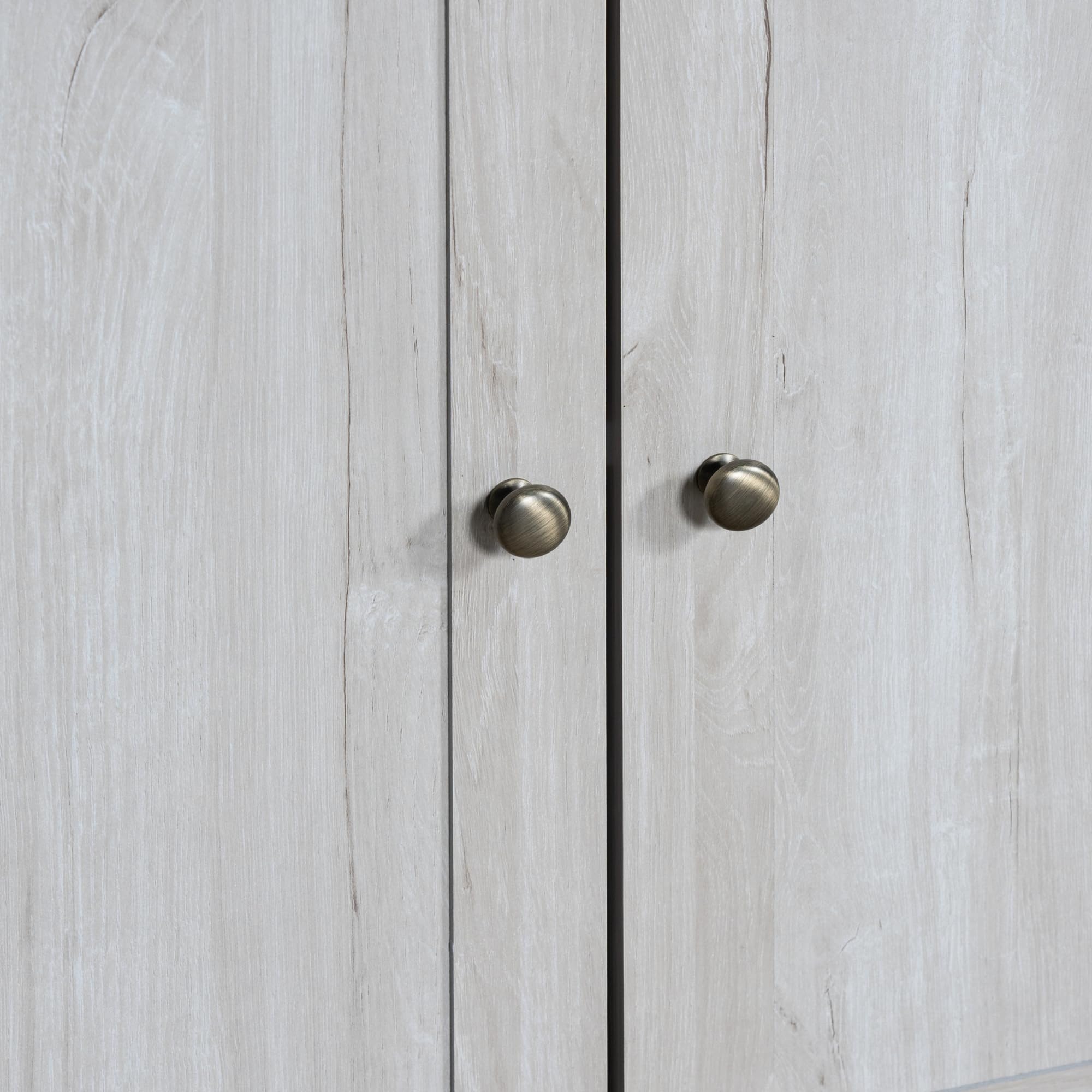 Armario alto de cristal de 171 cm de altura, con 2 puertas de cristal y estante, archivadores, buffet, armario de cocina, aspecto de madera, para salón, oficina y pasillo (color blanco con puertas)