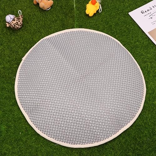 Miniatura 7 de ARTIBETTER Alfombra de malla con gancho de lona de malla con gancho redondo para bricolaje, kit de herramientas para tapiz, alfombra, hacer bordado,