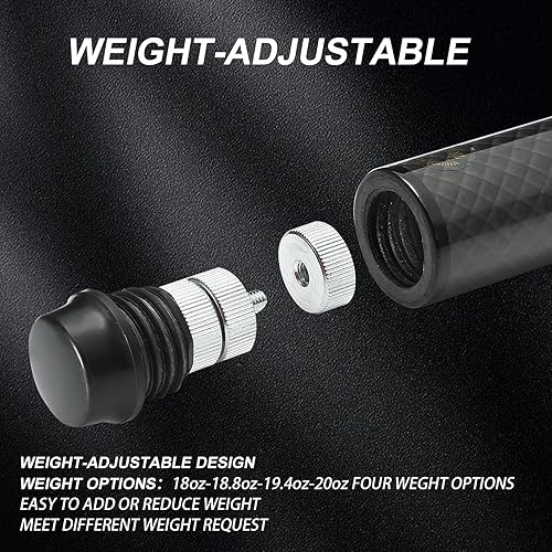 Miniatura 4 de CROWN ME Carbon Fiber Pool Cue Stick, Billiard Carbon Fiber cue