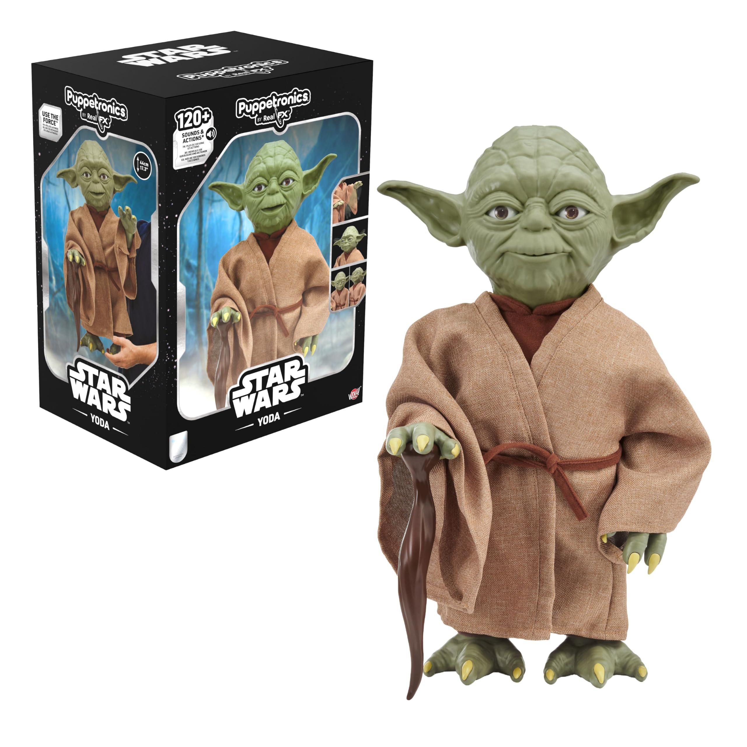 Amazon.com: WOW! Stuff Star Wars Yoda Puppetronic by RealFX