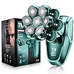 SHPAVVER Head Shavers for Bald Men: 7D Detachable Bald Shavers- IPX7 Waterproof Wet Dry Electric Razor for Balder-LED Display Type C Charger