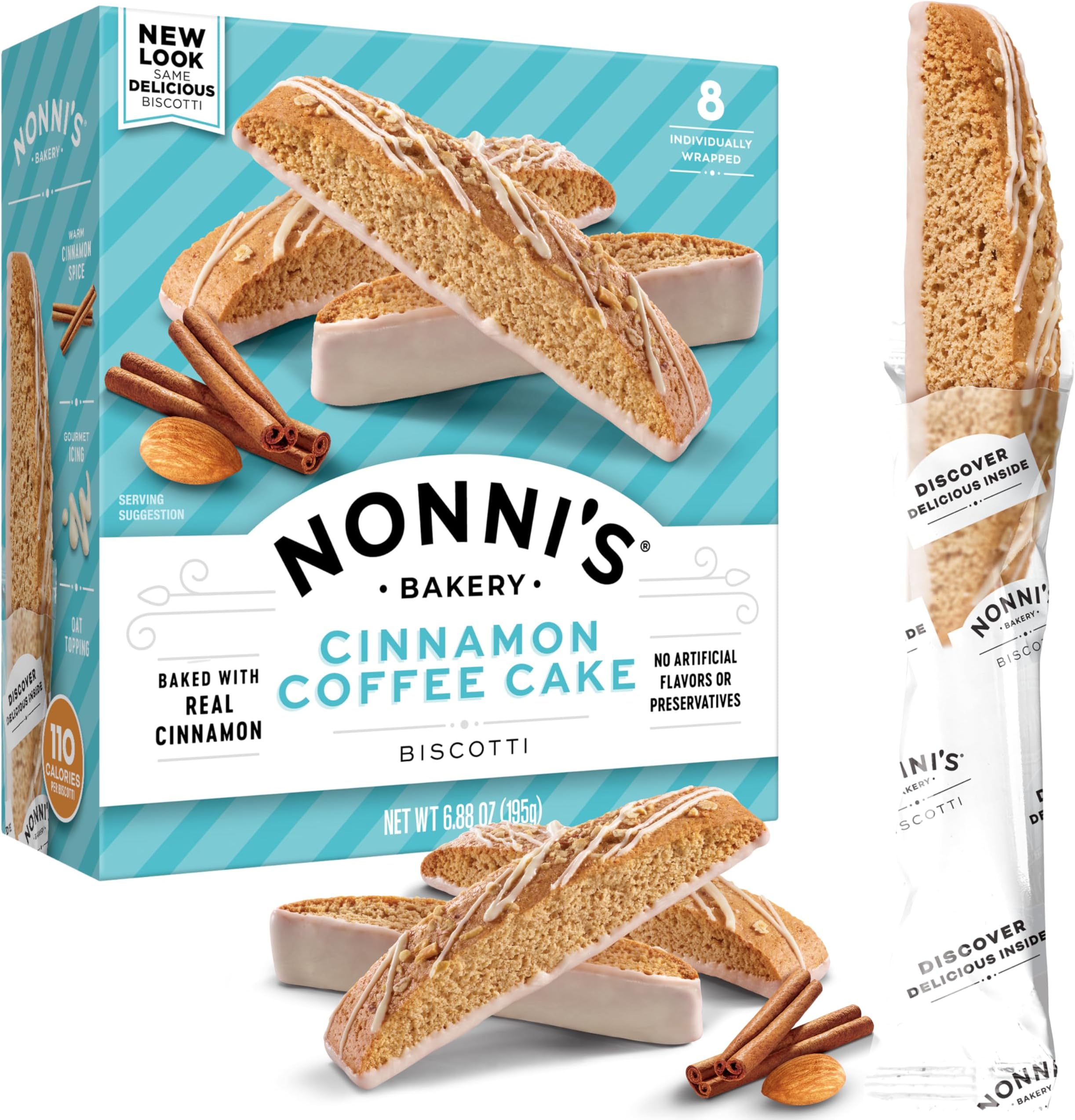 Cinnamon Streusel Biscotti, 6.88 Oz (197814)