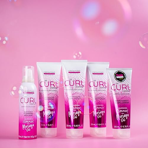 Miniatura 7 de The Curl Company Crema para rizos Enhance & Perfect (6.8 fl oz) - Formulada profesionalmente con Curplex nutritivo con aceite de moringa. Expertos