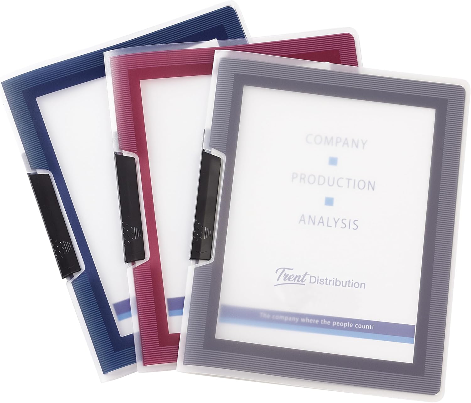 Avery Flexi-View Report Covers with Swing Clip, Non-Lift Print, Assorted Colors, Case Pack of 24 Covers (47856)