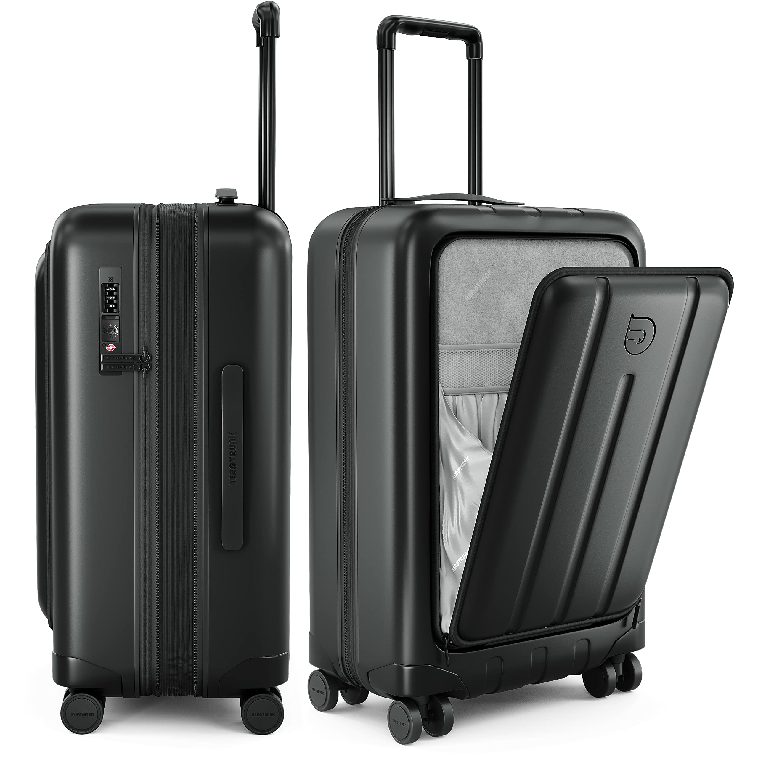 Buy Aerotrunk Carry on Luggage with Hard Shell Laptop Computer